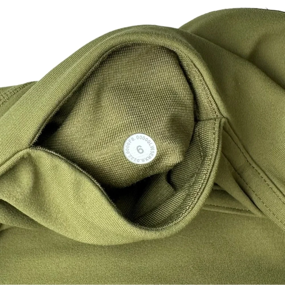 Lululemon Nulu and Crisscross Mesh Stirrup Tight‎ Bronze Green W5ERXS Size 6